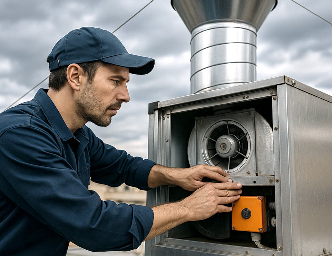 Reparación de sistemas de ventilación en Barcelona para restaurantes, hoteles, bares, hospitales, colegios