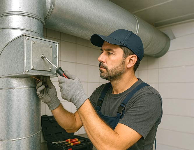 Instalación conductos extracción a medida en Barcelona para restaurantes, hoteles, bares, hospitales, colegios