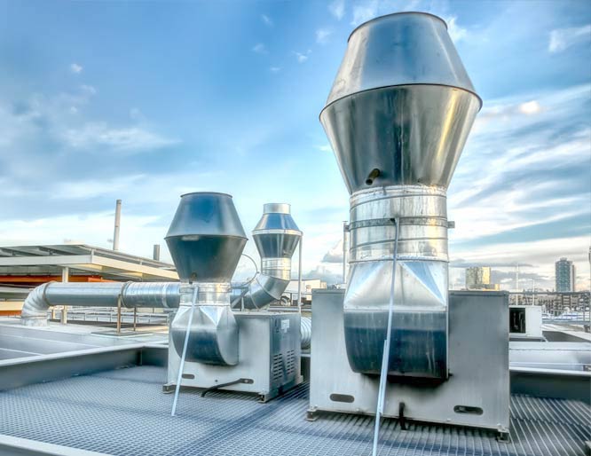 Instalación sistemas de extraccion de humos en Barcelona para restaurantes, hoteles, hospitales, colegios, hostelería