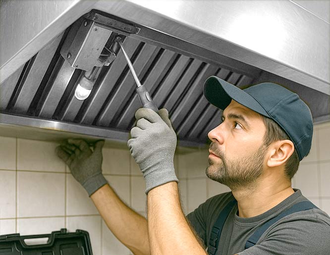 reparación de sistemas de extracción de humos en Barcelona para restaurantes, hoteles, bares, hospitales, colegios