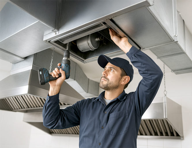 Empresa de reparación de sistemas de extracción de humos y ventilación en Barcelona para restaurantes, hoteles, bares, hospitales, colegios