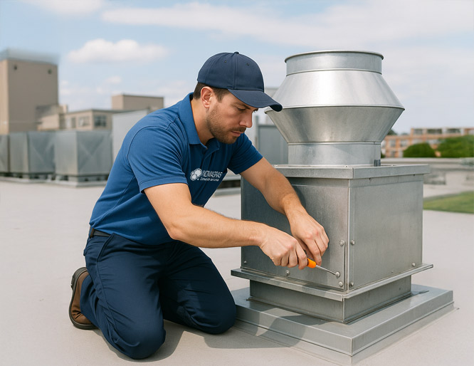 Reparación de sistemas de ventilación en Barcelona para restaurantes, hoteles, bares, hospitales, colegios