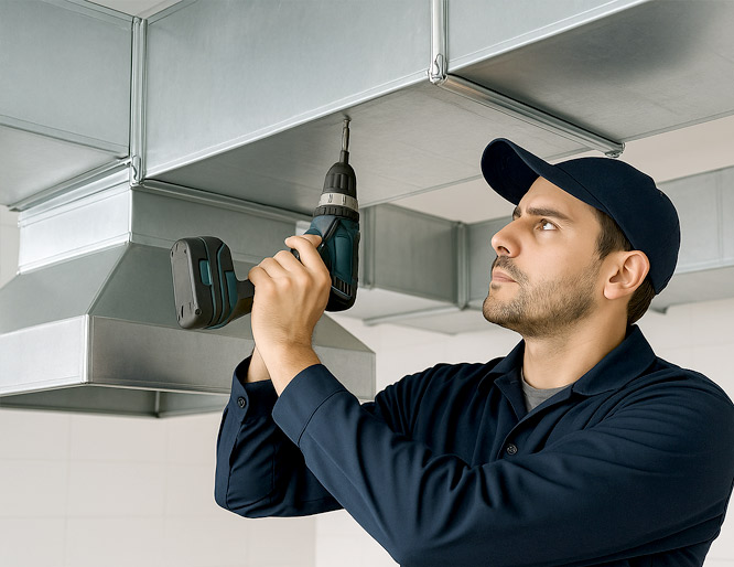 Mantenimiento y limpieza de sistemas de ventilación en Barcelona para restaurantes, hoteles, bares, hospitales, colegios